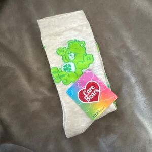 New St Patty’s Day Care Bear women’s crew socks sz 4-10